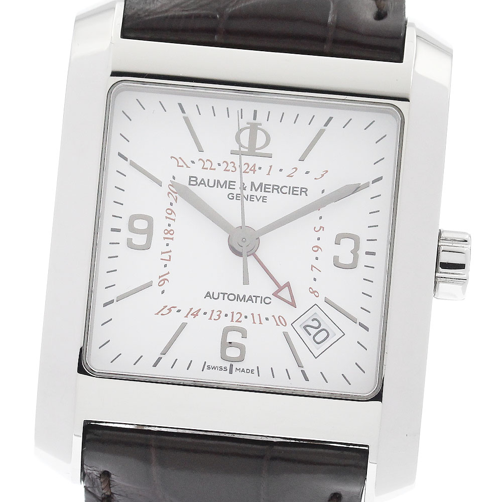 ボーム＆メルシェ Baume & Mercier 65561 ハンプトン デイト 自動巻き メンズ 箱付き_961266【中古】