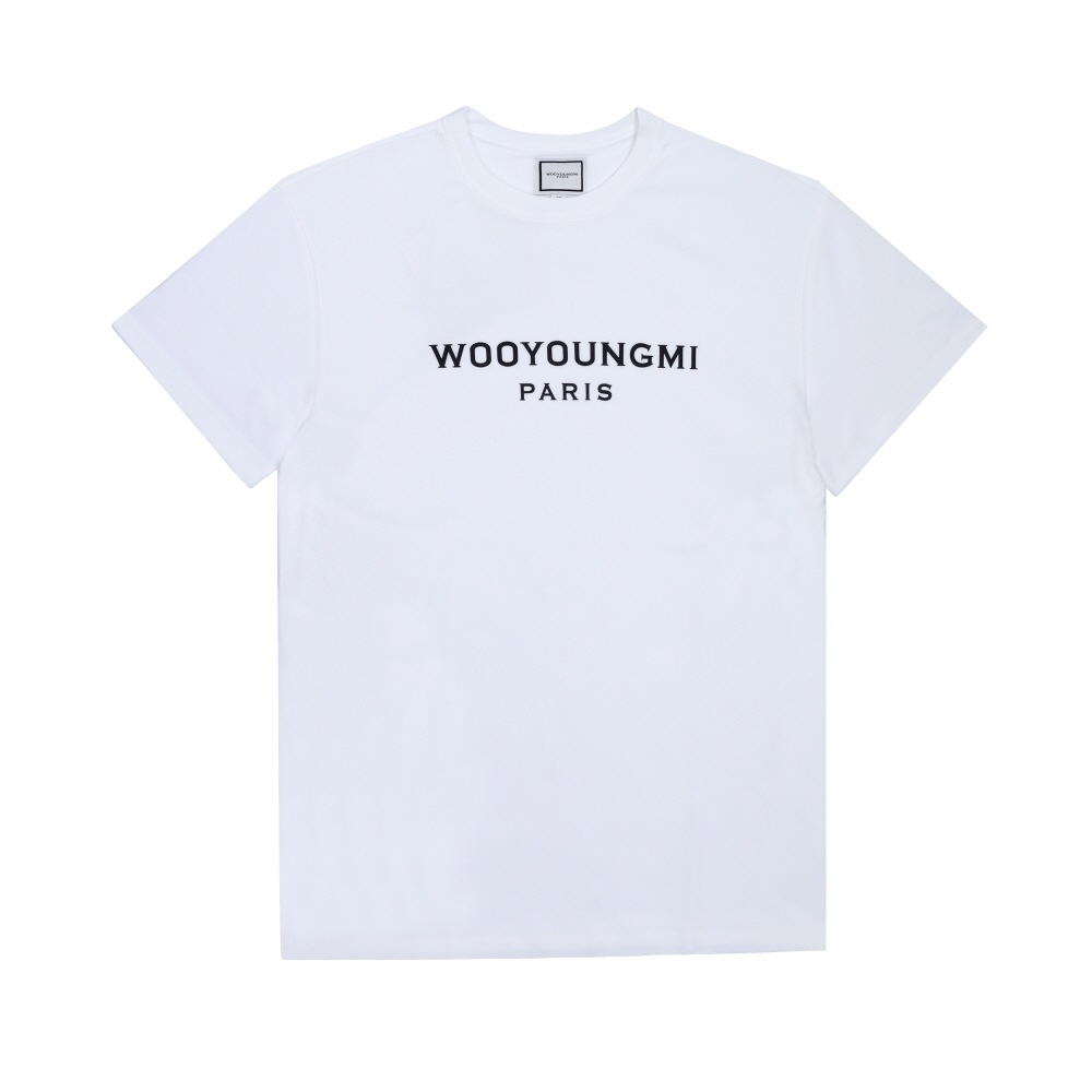ウヨンミ フロントロゴ 男性 半袖Tシャツ W251TS01