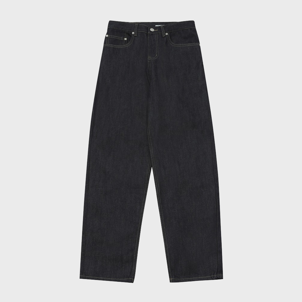 RAW INDIGO RELAXED JEANS