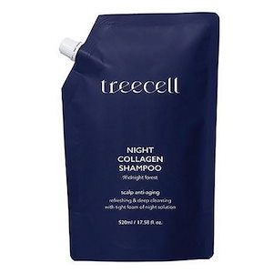 コラーゲンシャンプーNight_ミッドナイトフォレスト 詰め替え Refill 520ml