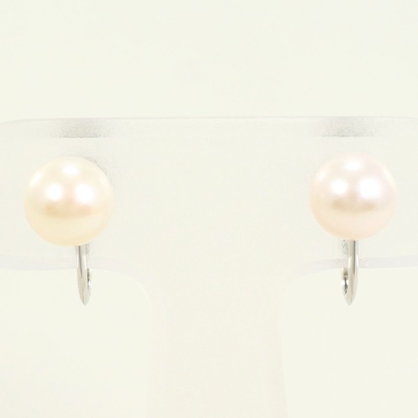PT900 プラチナ イヤリング パール(真珠) 総重量約2.2g ジュエリー 中古