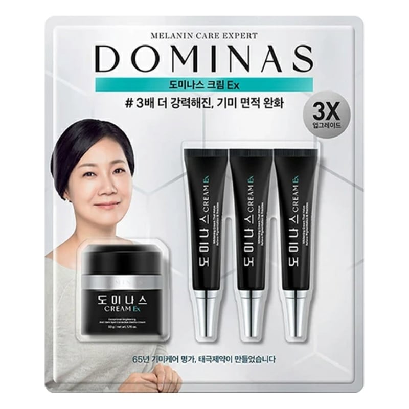 [韓国人気シミケアクリーム] TG太極製薬ドミナクリーム ハイドロキノン 50ml+15mlx3個 黒ずみ そばかす 乾燥する シミ メラニン 肌の保湿ケア