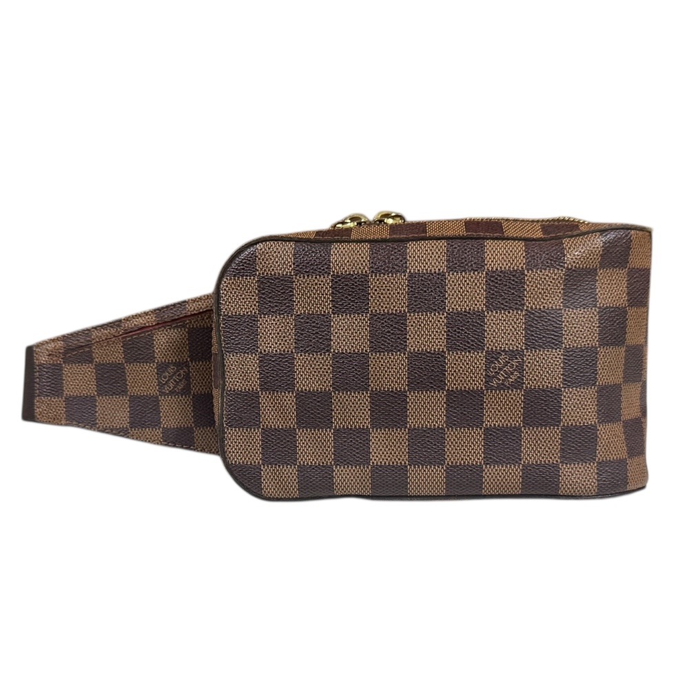 ルイヴィトン ジェロニモス ダミエ ボディバッグ ダミエキャンバス N51994 ブラウン LOUIS VUITTON 中古
