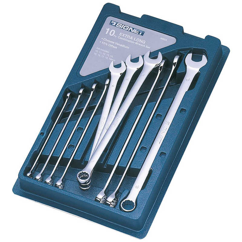 SIGNET　超ロングコンビネーションレンチセット 10-19mm　30554
