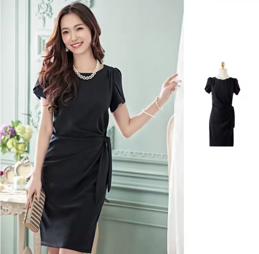 パーティードレス 結婚式 ワンピース ドレス お呼ばれ 大きいサイズ ワンピース 半袖 20代 30代 40代 Aライン 春夏秋冬 2023新作