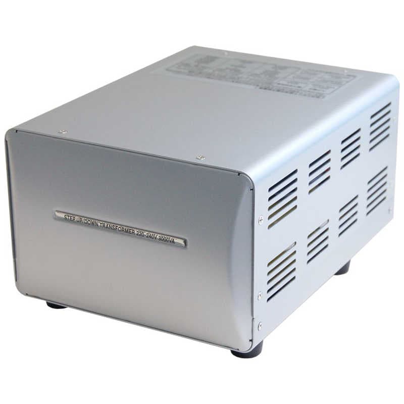 カシムラ　変圧器 (220-240V100V容量海外3000W/国内1500W)　WT-15EJ
