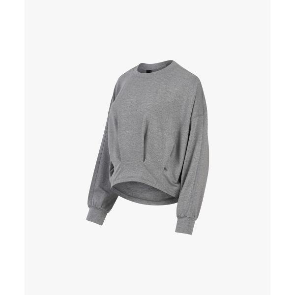 レディース モーダル ルーズフィット ピンタック Tシャツ SPJFCNRL353WMGR 659721