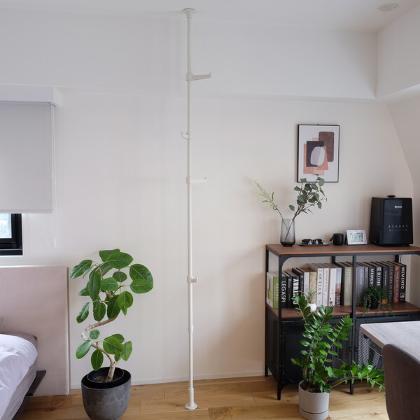 TOSO Naivis ポールハンガーセット ホワイト(フック大・小各2個付) メーカー直送 5,222円