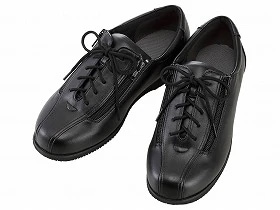 徳武産業 あゆみシューズ 介護靴 外出用 コンフォートIII 7E 黒 両足Lサイズ 7040 8,757円