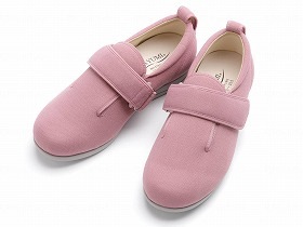 徳武産業 あゆみシューズ 介護靴 施設用 ダブルマジックIII 3E ピンク 両足Mサイズ 1097