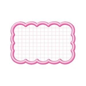 （業務用10セット）タカ印 抜型カード 16-4116 雲形中 ピンク