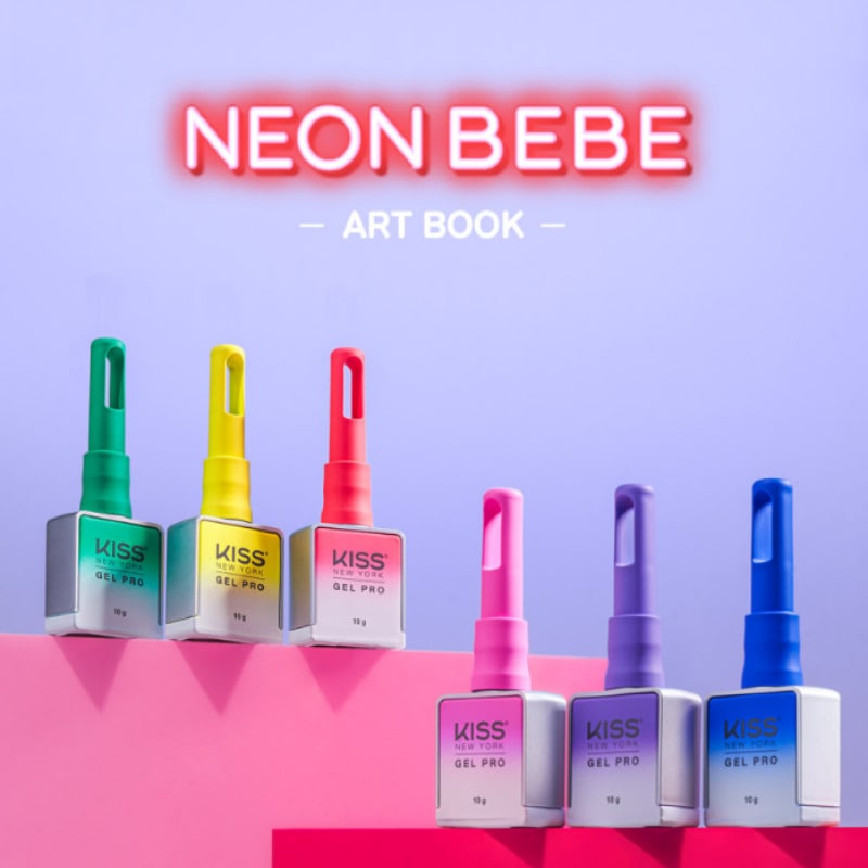 KISS NEW YORK / NEON BEBE Half syrup gel 6set