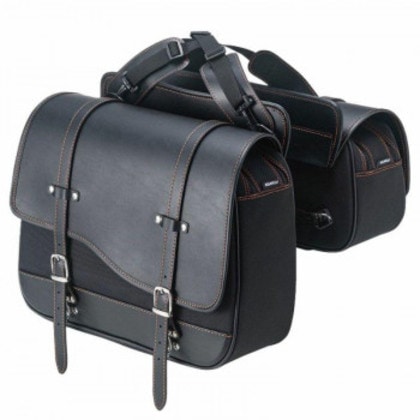 RD-8009C フリージャーニーバッグ BK・オレンジステッチ