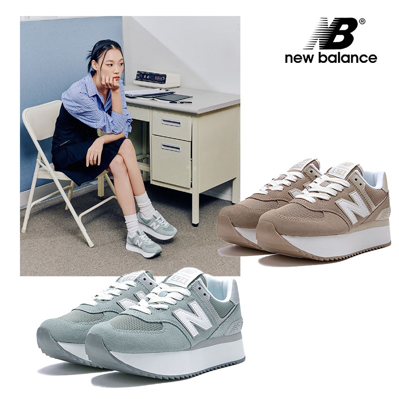 [NEW BALANCE] WL574ZS ニューバランス スニーカー カジュアル ファッション プラットフォーム ストリート デイリー 日常 レディース