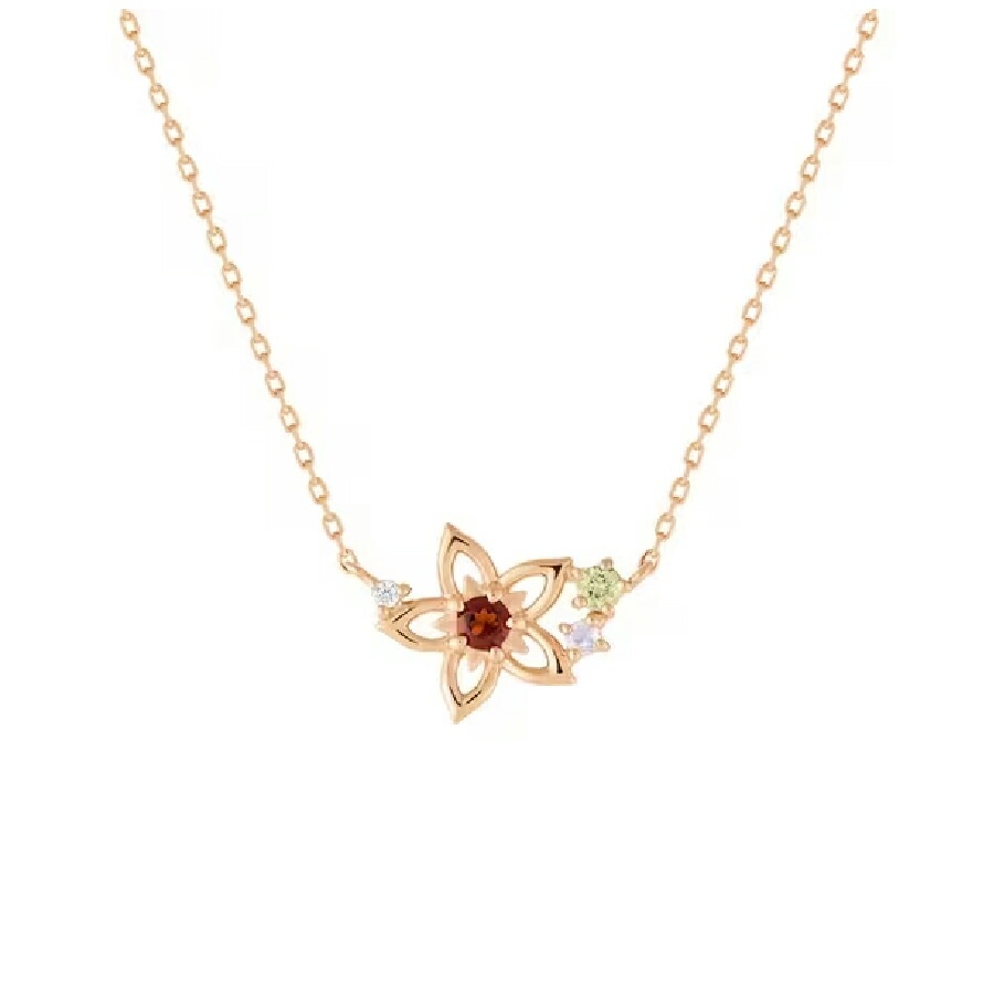 ネックレス シルバー ネックレス 12月誕生花