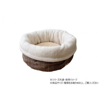 バラン ペットクッション スクエアL 54×37cm ブラウン 1410320025626