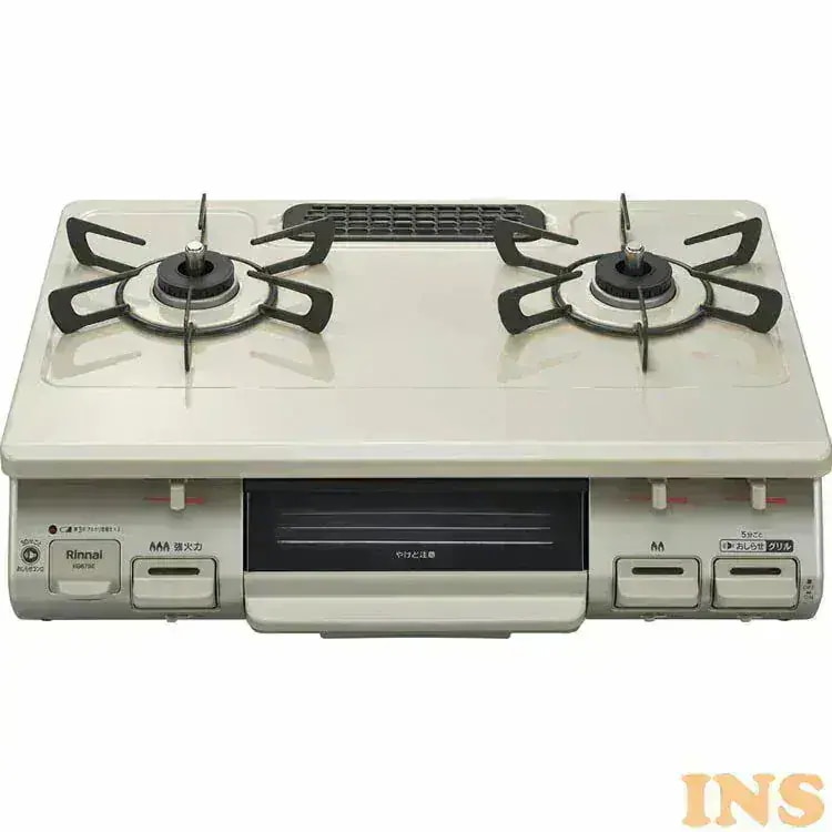 【目玉商品】グリル付ガステーブル クリームベージュ KG67BEL ガステーブル ガス台 ガスコンロ コンロ LP　メガ割