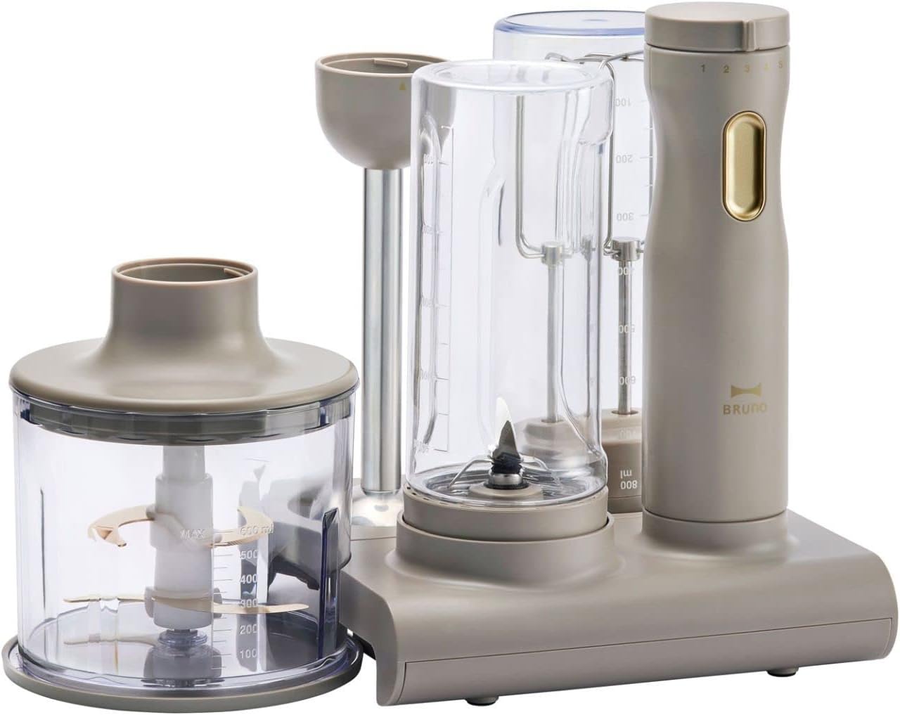 ブルーノ スタンドハンディブレンダー おしゃれ 離乳食 ポタージュ 人気 お手入れ簡単 すりおろし みじん切り きざみ 氷対応 出産祝い 結婚祝い ブレンダースティック ボトルブレンダー チョッパー