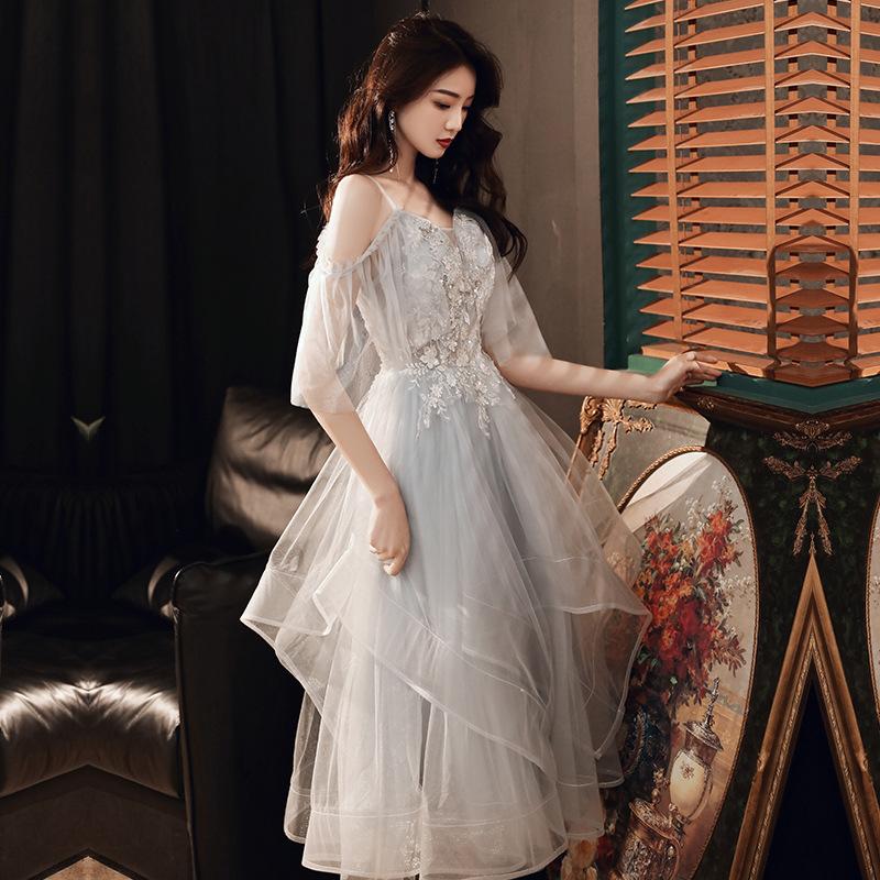 ナイトドレス レディース ロングドレス パーティー カラードレス イブニング ワンピース イベント 公演 ミモレ丈 お洋服 チュール ウェディング 発表会 舞台衣装