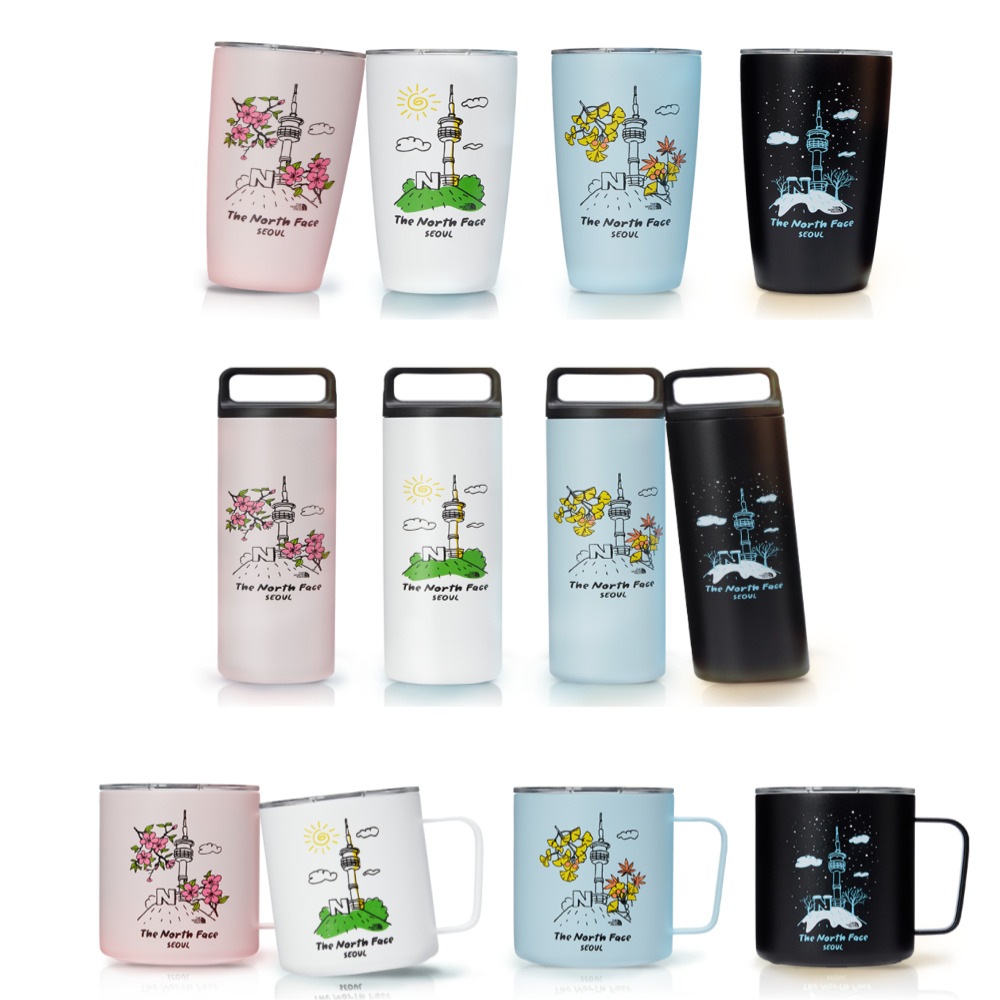 韓国発売/SEOUL COLLECTION/TNF TUMBLER SEOUL 473ML/TNF THERMAL BOTTLE SEOUL 591ML/TNF CUP SEOUL 355ML