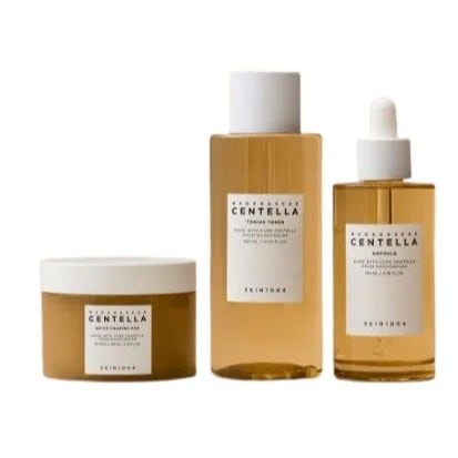 [3点セット] マダガスカル センテラ クイックカーミングパッド 70枚 + トナー200ml + アンプル100ml