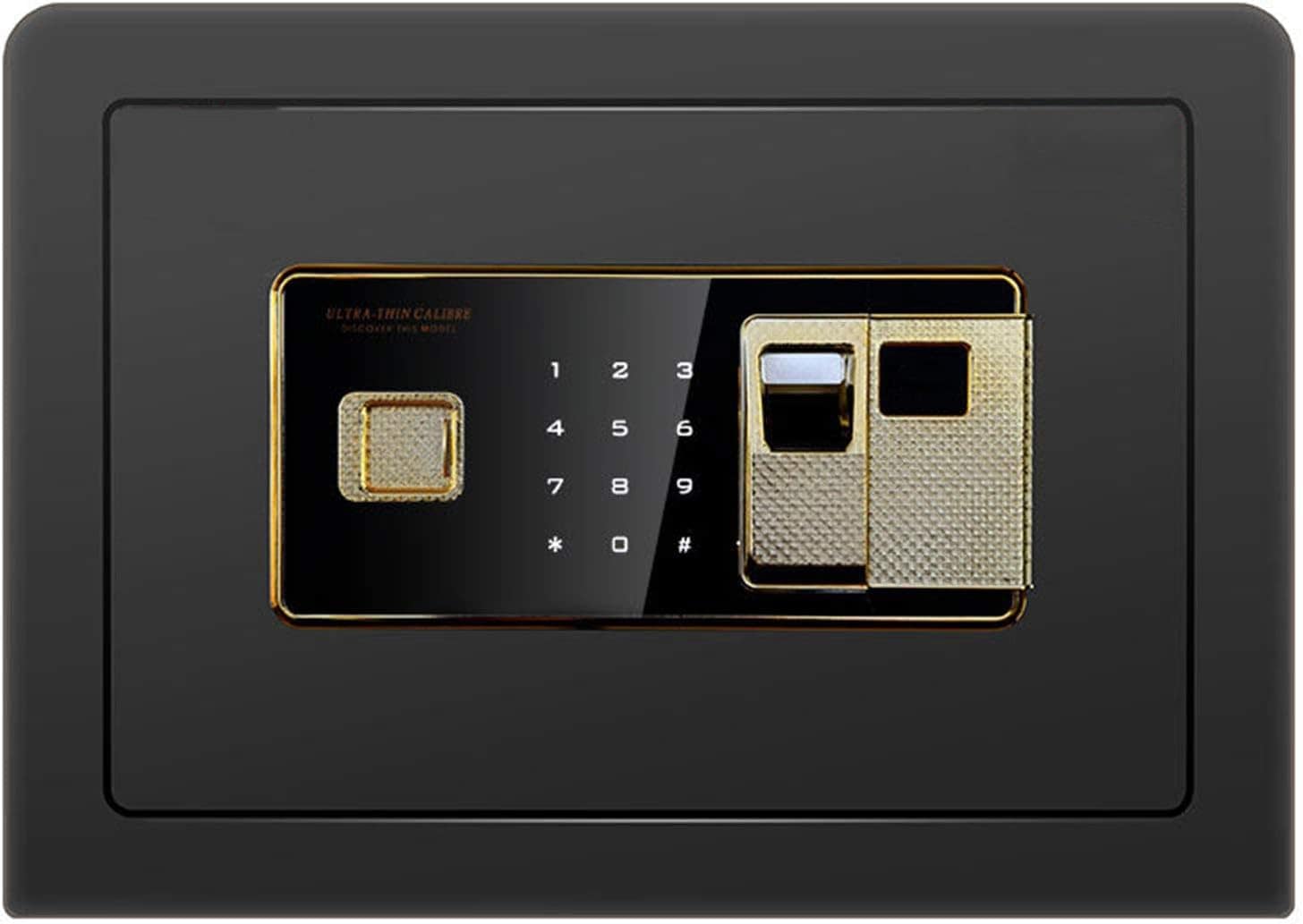 金庫 家庭用 小型耐火3時間 防犯金庫 業務用 テンキー式 キーロック式 アラーム付き 重厚 床/壁に固定可能 ホテル 事務所 店に 盗難防止 日本語説明書