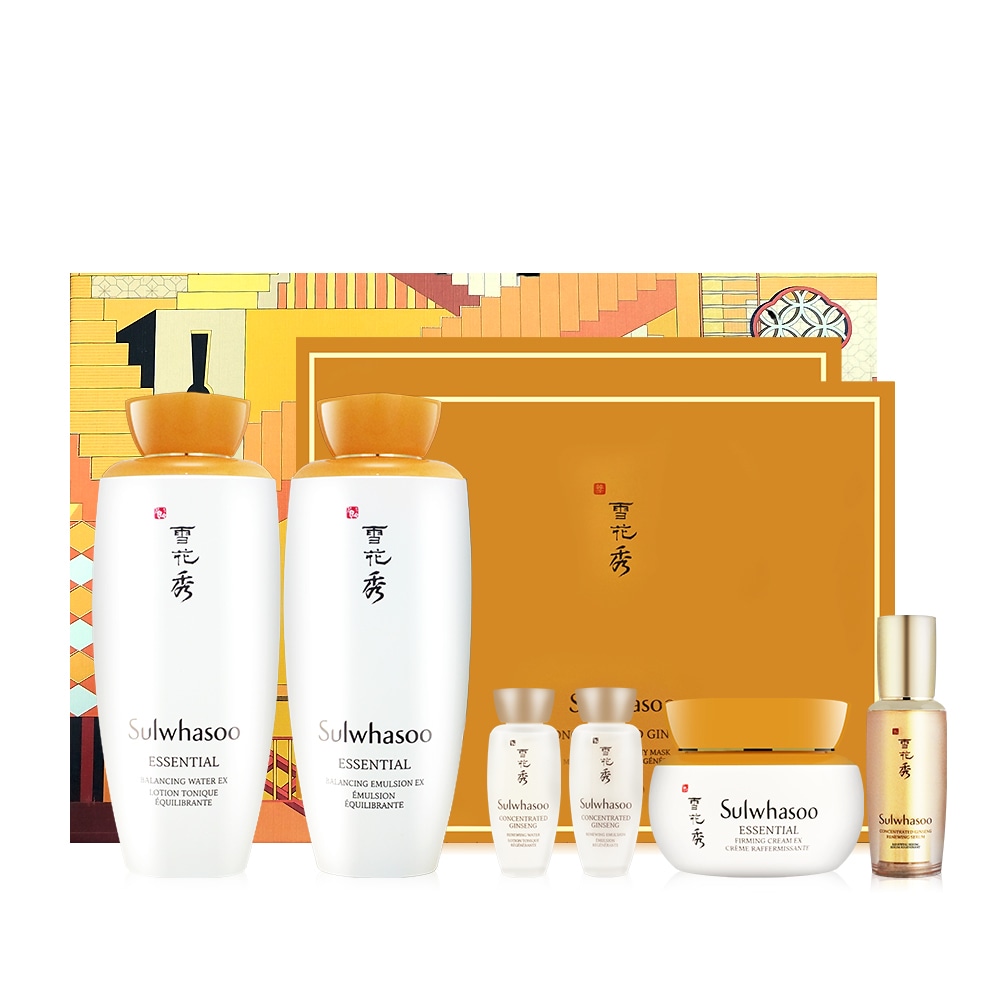 最安値で ソルファス 雪花秀 Sulwhasoo 弾力 スキンケア 韓国コスメ 保湿 Set 3pcs Essential Firming 21 コスメセット 3点 エッセンシャル 化粧水 Impisi Cl