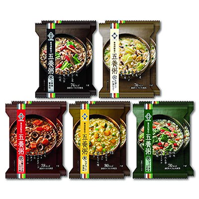 他サイト： やくぜんシリーズ 養命酒製造 五養粥 アソート(5種×2個) 275gの商品画像