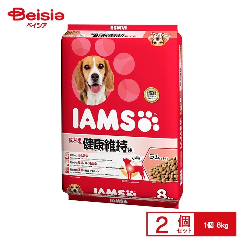 マースジャパンリミテッド 健康成犬ラムライス小粒8kg×2 まとめ買い ペット 犬用ドッグフード ラムライス 8kg ペットフード まとめ買い ペットショップ 健康成犬用