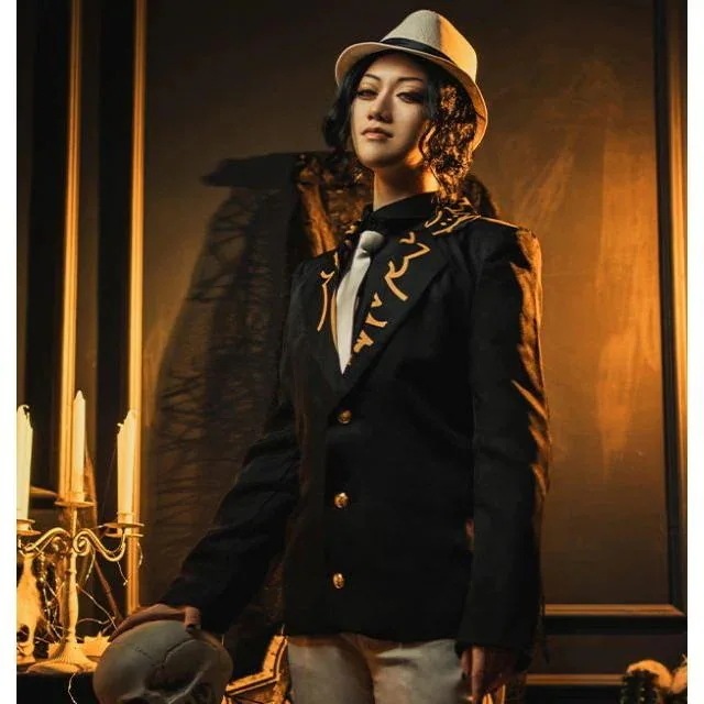 鬼撫辻無惨 きぶつじむざん スーツ 衣装 コスプレ ハロウィン セット ウイッグ付き 鬼 滅 刃風 クリスマス おしゃれ