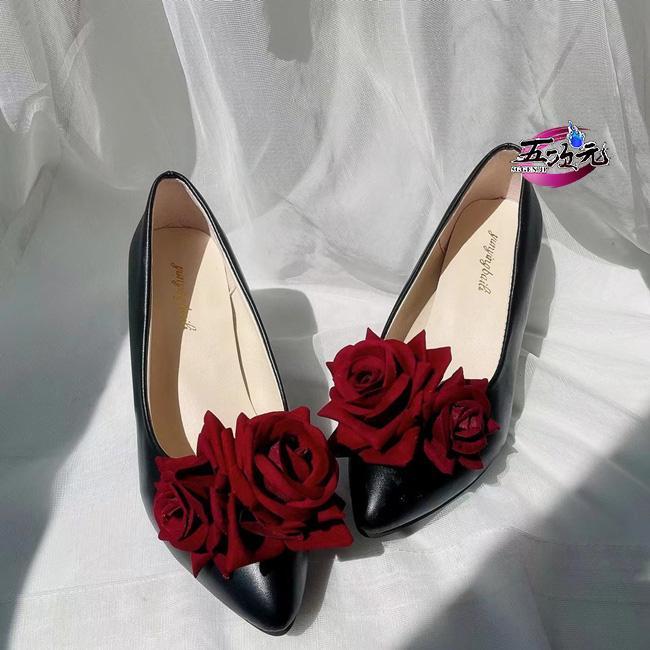 【新品販売 Q10最安値！】 ハロウィン 五次元　第五人格 Identity V　心理学者　エダ・メスマー　長夜　コスプレ　靴