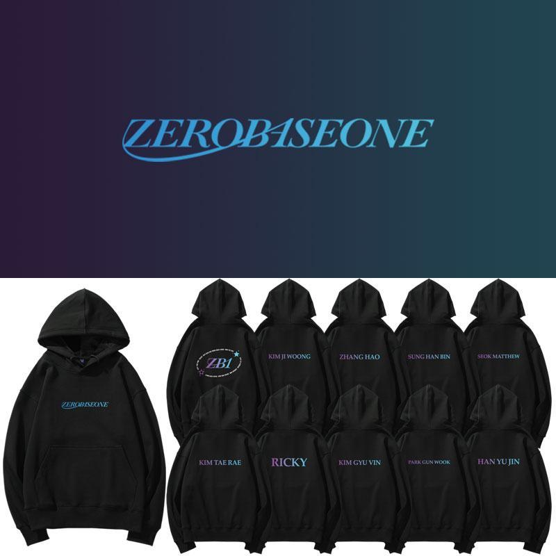 ZEROBASEONE ZB1 周辺グッズ プルオーバーパーカー 応援服 スウェット トレーナー 裏起毛 薄手 ゆったり 男女兼用