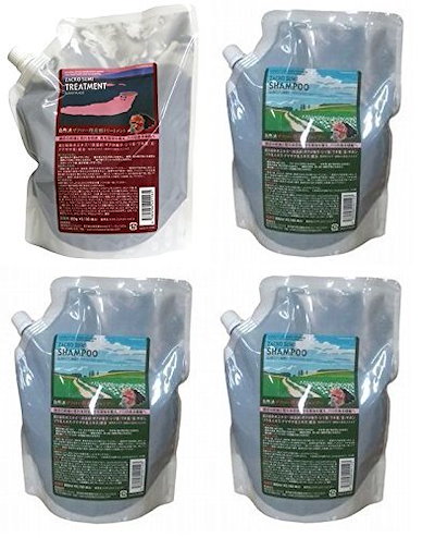 自然派 ザクロ精炭酸シャンプー800ml【詰替え】【3個】 トリートメント