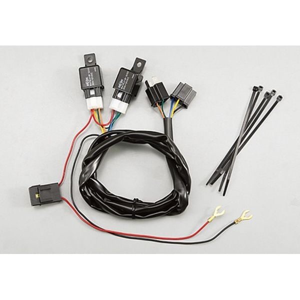 ライト&電装周辺機器 ヘッドライトリレーキット H4 2灯用 DAYTONA ヘッドライトリレーハーネス H4 ダブル