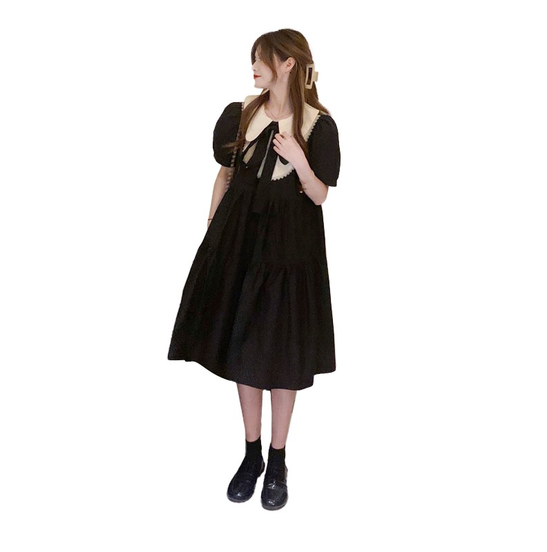 Hot 地雷系 量産型 ロリータ ゴシック お嬢様 学院制服 韓国ブラック黒 ワンピース Sweethome67 Hot 地雷系 量産型 ロリータ ゴシック お嬢様 学院制服 韓国ブラック黒 ワンピース Sweethome67