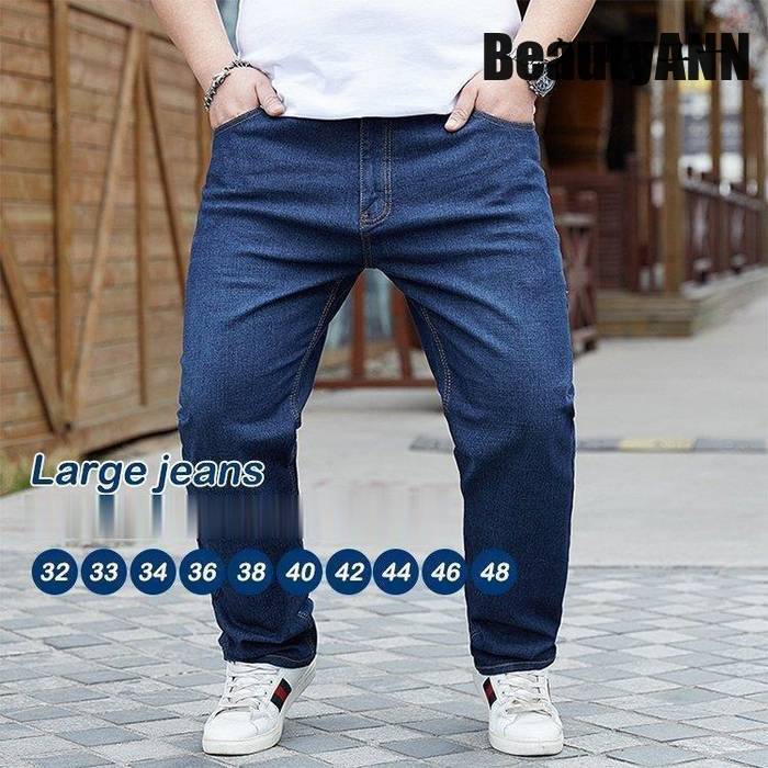 お得なチャンス新生活 デニムパンツ メンズ 大きいサイズ ジーンズ テーパード パンツ ジーパン デニム ストレッチ ワイドルック プレゼント ギフト