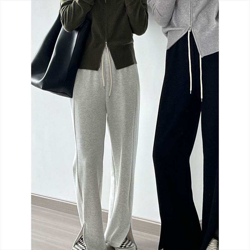 ボトムス レディース スウェットパンツ 部屋着 パジャマ ルームウエア ルーズ ロング丈 長ズボン サイドスリット リラックス 大人可愛い シンプル カジュアル ナチュラル おしゃれ お洒落 かっこい 4,932円