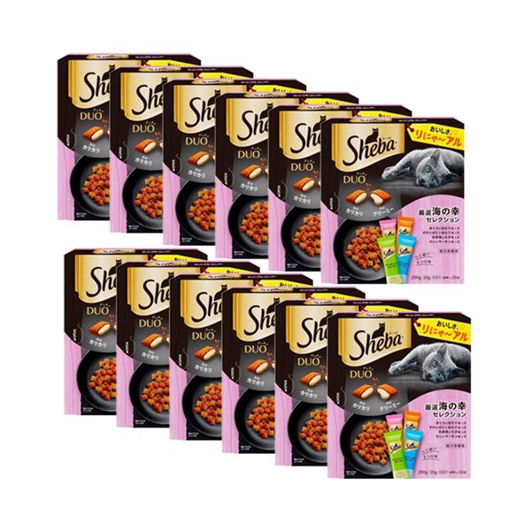 12個セット シーバデュオ 厳選海の幸セレクション 200g (20g×10)