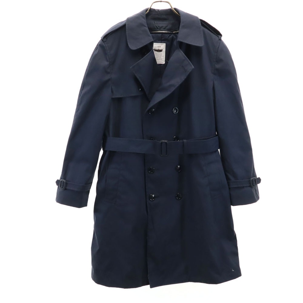 DEFENDER COLLECTION ライナー付 トレンチコート 42S ネイビー 2WAY メンズ 古着