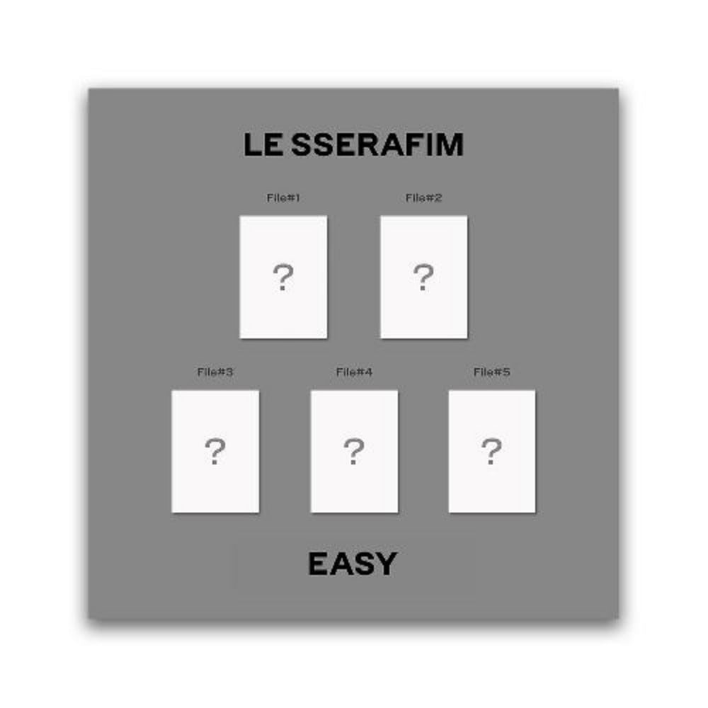 (未開封新品) LE SSERAFIMルセラフィムアルバムイージーEASY COMPACTコンパクト5種セット