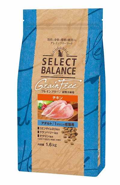 他サイト： セレクトバランス　グレインフリー　猫アダルト　チキン　1.6ｋg【キャットフード】【正規品】の商品画像