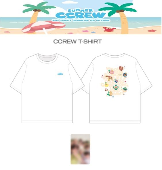 【CRAVITY】 - CHARACTER SUMMER CCREW POP-UP STORE / CCREW T-SHIRT