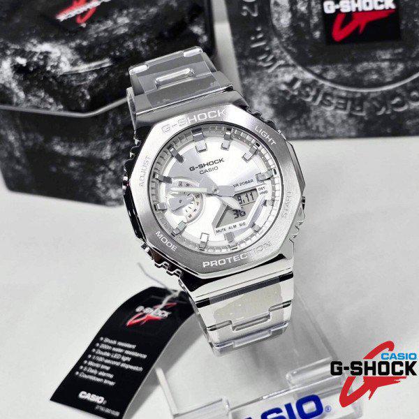 G-SHOCK GM-2110D-7A 2100シリーズ デジタルアナログ 八角形 スポーツ ミリタリー 男性 メタル時計 スポーツ時計
