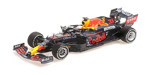 ミニチャンプス 1/43 レッド ブル レーシング ホンダ RB16B マックス・フェルスタッペン アブダビGP 2021 ウィナー ワールドチャンピオン ピットボード付【410212333】 ミニカ