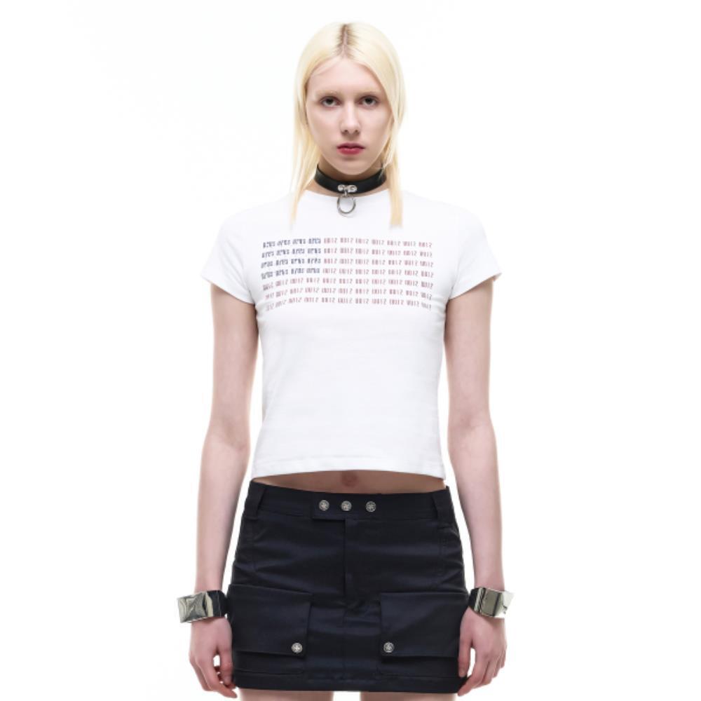 OPUS0012 Op 07 GLORY CROP TSHIRTS WHITE OP5B1R3530WHT