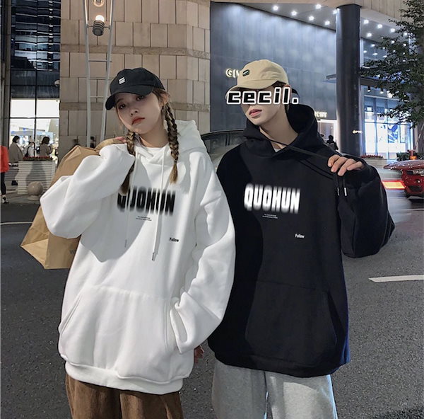 Qoo10] 新作ペアルックカップルパーカー男女兼用ト