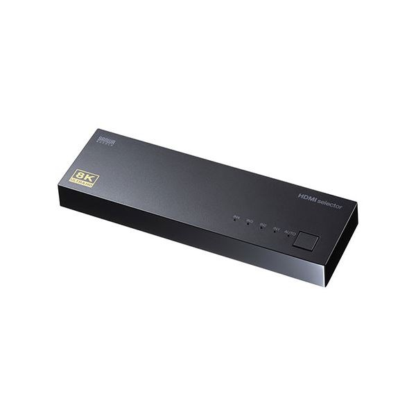 サンワサプライ 8K対応HDMI切替器（4入力・1出力） SW-HDR8K41L 8,497円