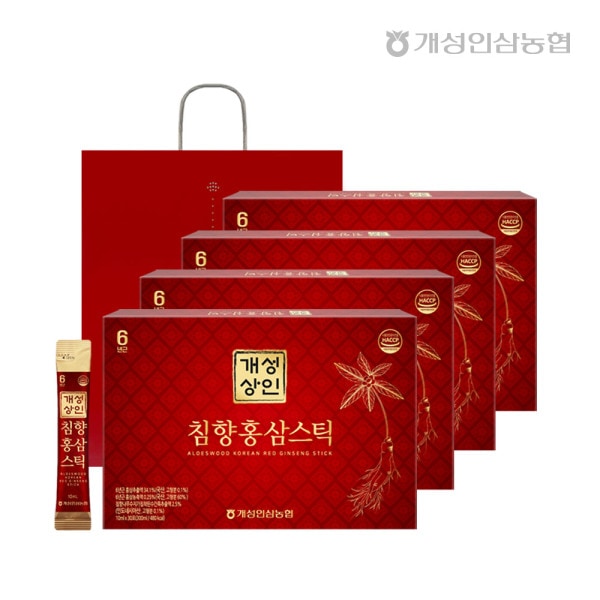 個性商人沈香紅参スティック10ml30包2+2/ショッピングバッグ贈呈