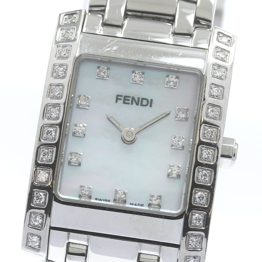 フェンディ FENDI 7000L クラシコ 12P サイドダイヤ クォーツ レディース _880862【中古】 44,005円