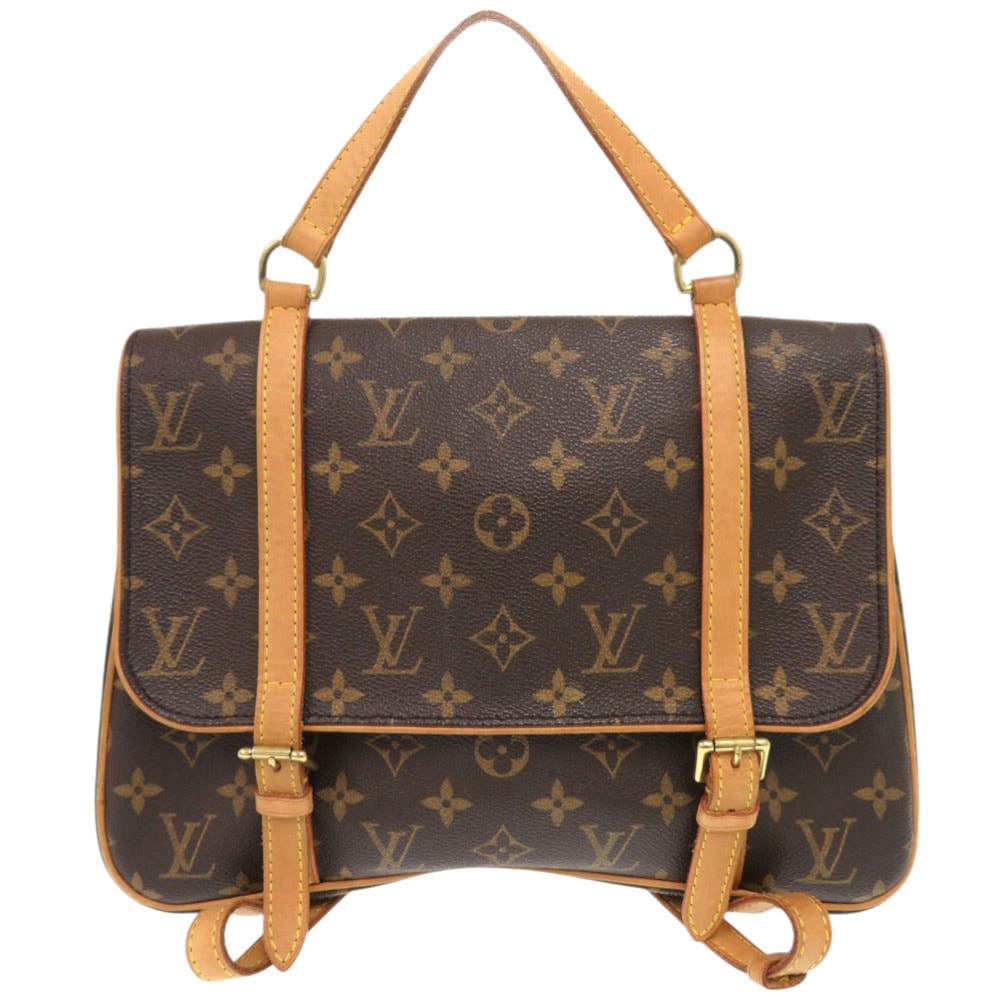 マレル サック アド モノグラム M51158 リュック・デイパック モノグラムキャンバス ブラウン LV 0420【中古】 レディース